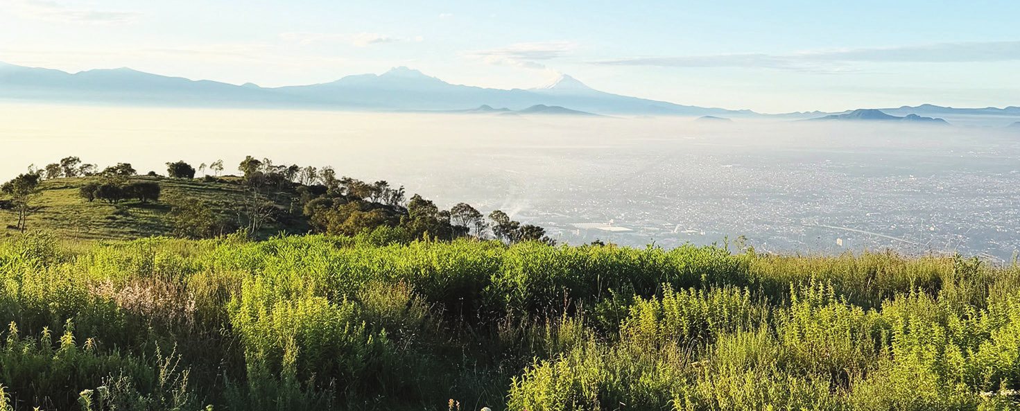Vista de la Sierra de Guadalupe